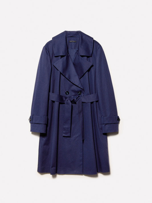 Dark blue trench coat